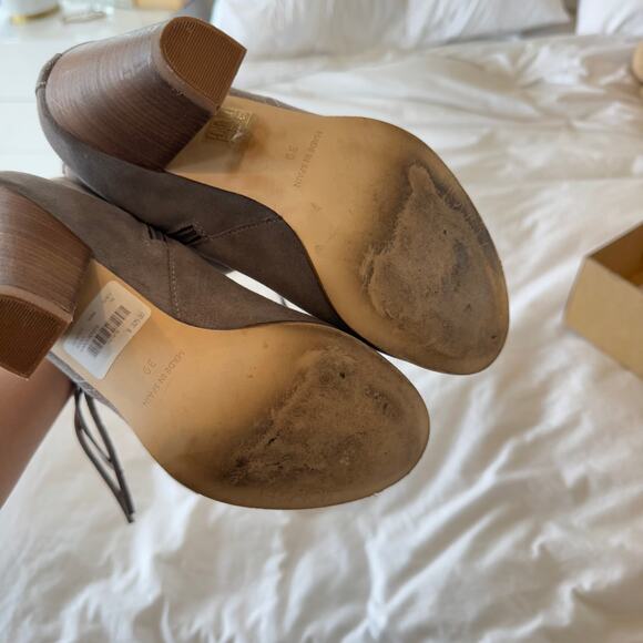 Howsty Marci Suede Western Bootie in Grey Size 39 - Picture 5 of 8